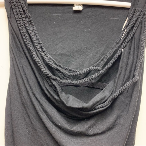 Free People Black Rope Neck Dress - Picture 4 of 12